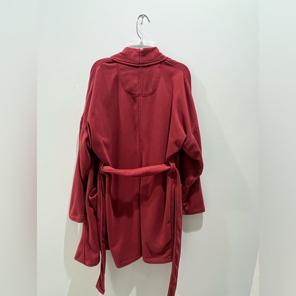 UGG plush robe women’s red mauve large - Picture 2 of 6